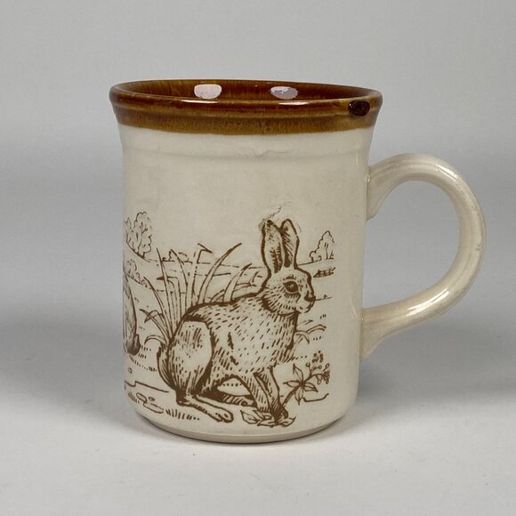 Vintage Biltons Bunny Rabbit Coffee Mug Cup Stoneware Glazed Made in England - Picture 3 of 6